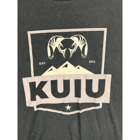 Kuiu shirt Mens Medium Black Logo Hunting Outdoor Short Sleeve Performance - Picture 4 of 8